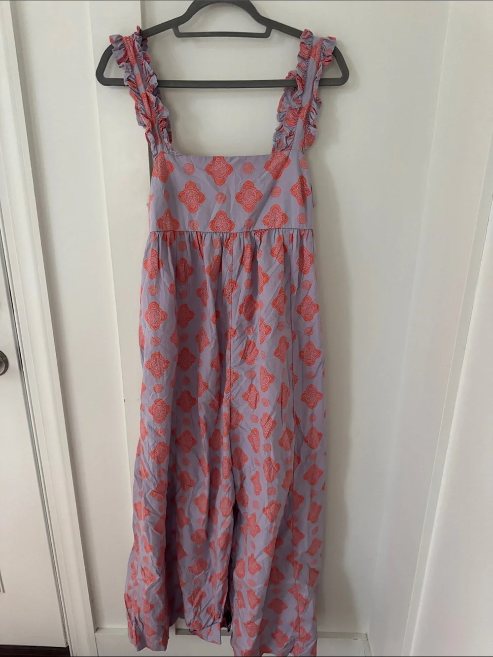NWT Free People Katya printed jumpsuit in multi Size S